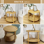 Casaconer | ローテーブル・ラタン・ラタン調・北欧・おしゃれ・モダン・ナチュラル・リビングテーブル・収納・リビング・幅45