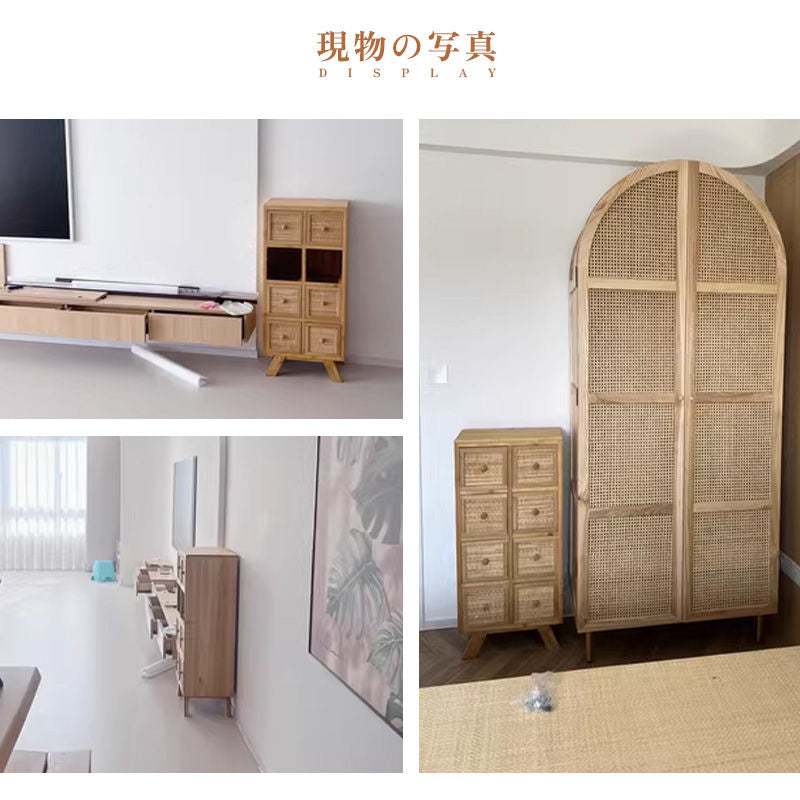 キャビネット,サイドボード,収納,タンス,リビング,ベッドルーム,ナチュラル,無垢材,現物の写真
