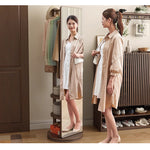 全身鏡,スタンドミラー,ミラー,姿見,ナチュラル,収納付き,リビング,ベッドルーム,1人暮らし,飛散防止