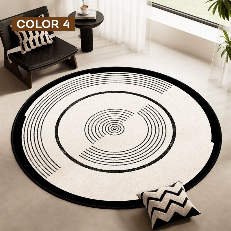 Casaconer | カーペット・洗える・2畳・3畳・滑り止め・北欧・ラグ・厚手・オールシーズン直径120cm・160cm・200cm・300cm・ラグマット・オシャレ・滑り止め付・マット・ラグカーペット・北欧・おしゃれ・ラグ・ウォッシャブル・リビング・夏