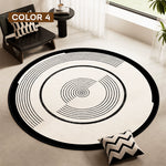 Casaconer | カーペット・洗える・2畳・3畳・滑り止め・北欧・ラグ・厚手・オールシーズン直径120cm・160cm・200cm・300cm・ラグマット・オシャレ・滑り止め付・マット・ラグカーペット・北欧・おしゃれ・ラグ・ウォッシャブル・リビング・夏