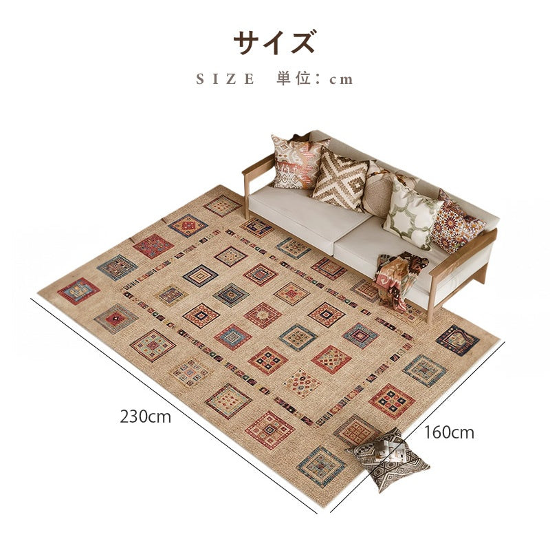 Casaconer | カーペット・おしゃれ・オールシーズン対応・北欧デザイン・ラグマット・絨毯・リビング・寝室・子供部屋・床暖房対応・カラー多数・室内用