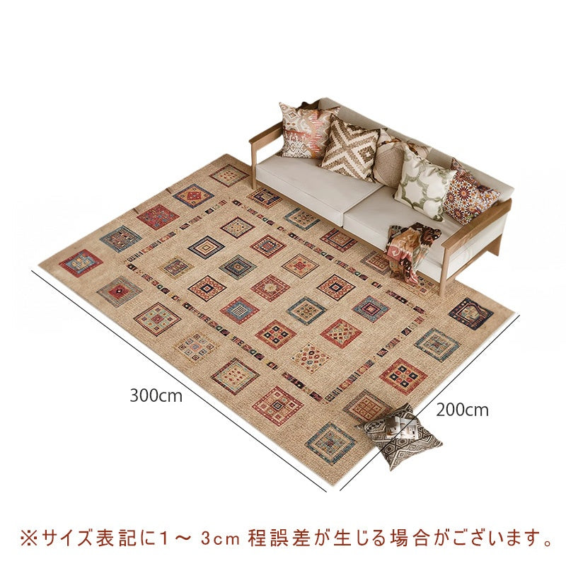 Casaconer | カーペット・おしゃれ・オールシーズン対応・北欧デザイン・ラグマット・絨毯・リビング・寝室・子供部屋・床暖房対応・カラー多数・室内用