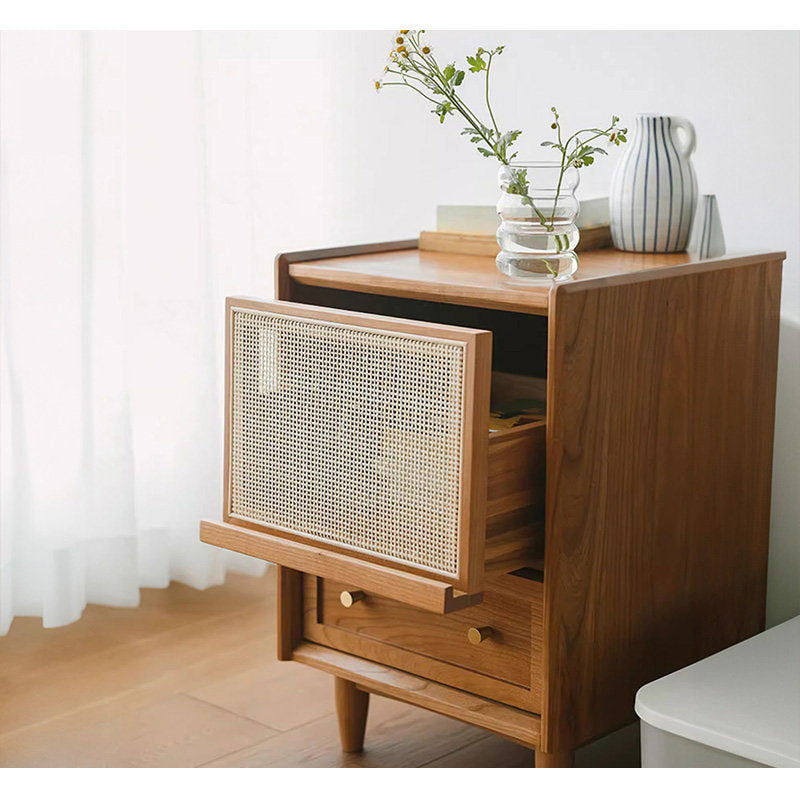 Casaconer | ナイトテーブル・木製・天然木・おしゃれ・シンプル・収納付き・小物収納・47