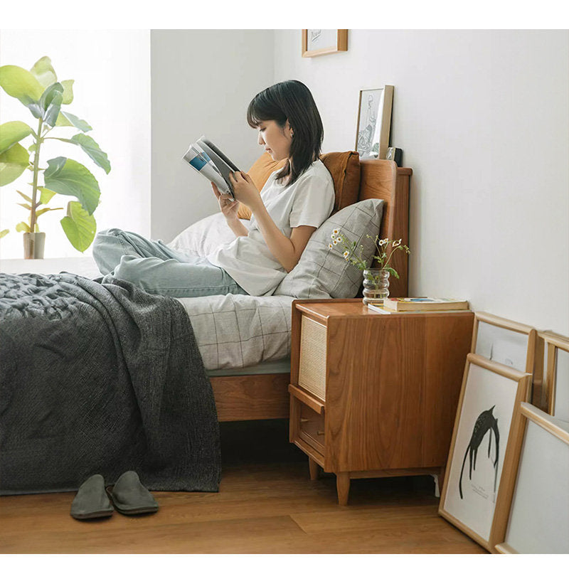 Casaconer | ナイトテーブル・木製・天然木・おしゃれ・シンプル・収納付き・小物収納・47