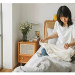 Casaconer | ナイトテーブル・木製・天然木・おしゃれ・シンプル・収納付き・小物収納・47