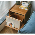 Casaconer | ナイトテーブル・木製・天然木・おしゃれ・シンプル・収納付き・小物収納・47