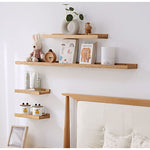 Casaconer | 壁掛け棚・飾り棚・ウォールラック・賃貸・壁掛け・棚・収納・ウォールシェルフ・おしゃれ・収納・トイレ・写真・賃貸取付OK・天然木・ナチュラル・木製・北欧・DIY・インテリア・洗面所・お風呂・シンプル・小物・本棚・取り付け簡単・スリム・モダン・インテリア