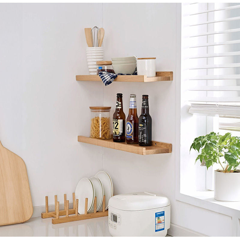 Casaconer | 壁掛け棚・飾り棚・ウォールラック・賃貸・壁掛け・棚・収納・ウォールシェルフ・おしゃれ・収納・トイレ・写真・賃貸取付OK・天然木・ナチュラル・木製・北欧・DIY・インテリア・洗面所・お風呂・シンプル・小物・本棚・取り付け簡単・スリム・モダン・インテリア