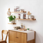 Casaconer | 壁掛け棚・飾り棚・ウォールラック・賃貸・壁掛け・棚・収納・ウォールシェルフ・おしゃれ・収納・トイレ・写真・賃貸取付OK・天然木・ナチュラル・木製・北欧・DIY・インテリア・洗面所・お風呂・シンプル・小物・本棚・取り付け簡単・スリム・モダン・インテリア