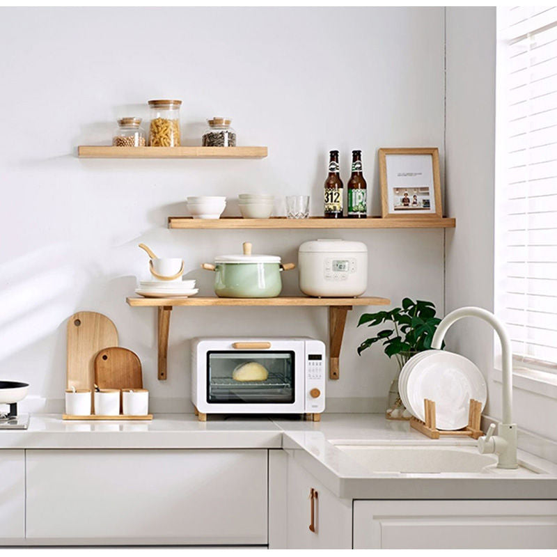 Casaconer | 壁掛け棚・飾り棚・ウォールラック・賃貸・壁掛け・棚・収納・ウォールシェルフ・おしゃれ・収納・トイレ・写真・賃貸取付OK・天然木・ナチュラル・木製・北欧・DIY・インテリア・洗面所・お風呂・シンプル・小物・本棚・取り付け簡単・スリム・モダン・インテリア