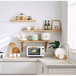 Casaconer | 壁掛け棚・飾り棚・ウォールラック・賃貸・壁掛け・棚・収納・ウォールシェルフ・おしゃれ・収納・トイレ・写真・賃貸取付OK・天然木・ナチュラル・木製・北欧・DIY・インテリア・洗面所・お風呂・シンプル・小物・本棚・取り付け簡単・スリム・モダン・インテリア