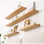 Casaconer | 壁掛け棚・飾り棚・ウォールラック・賃貸・壁掛け・棚・収納・ウォールシェルフ・おしゃれ・収納・トイレ・写真・賃貸取付OK・天然木・ナチュラル・木製・北欧・DIY・インテリア・洗面所・お風呂・シンプル・小物・本棚・取り付け簡単・スリム・モダン・インテリア
