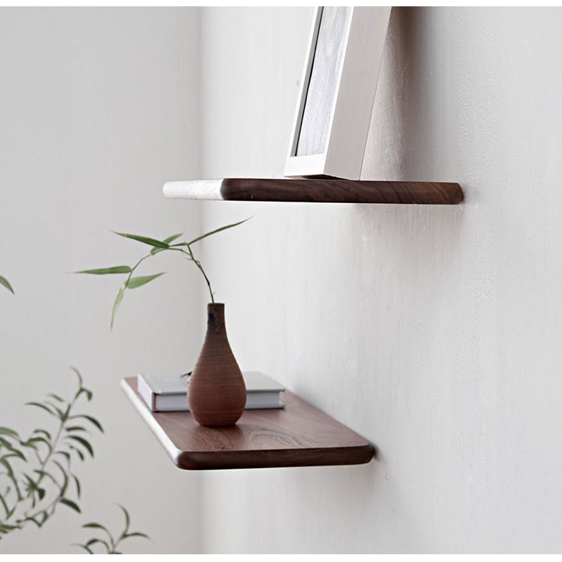 Casaconer | ウォールシェルフ・壁掛け棚・ラック・スパイスラック・ウォールラック・木製・ガード付き・収納棚・キッチン・トイレ壁棚・玄関・壁掛けラック・小物置き・省スペース・アンティーク・飾り棚・取り外し簡単・おしゃれ・飾り棚