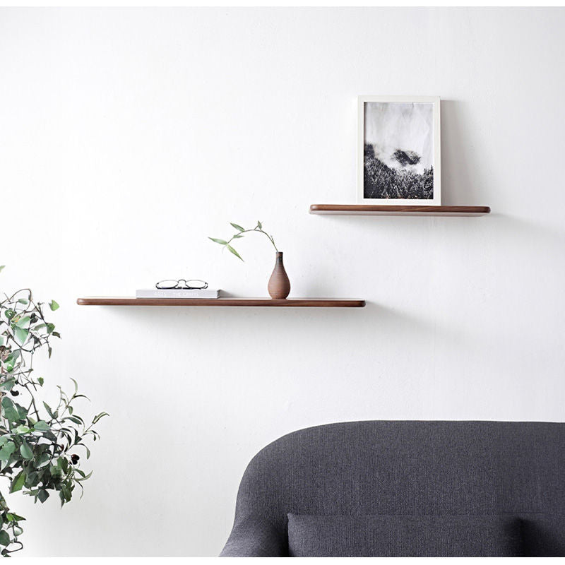 Casaconer | ウォールシェルフ・壁掛け棚・ラック・スパイスラック・ウォールラック・木製・ガード付き・収納棚・キッチン・トイレ壁棚・玄関・壁掛けラック・小物置き・省スペース・アンティーク・飾り棚・取り外し簡単・おしゃれ・飾り棚