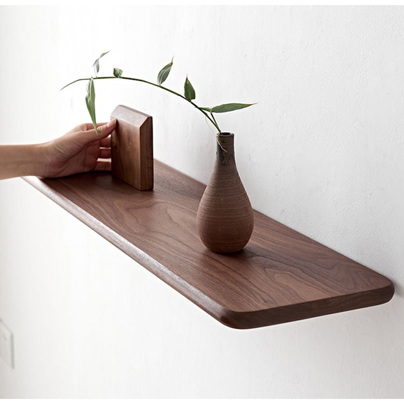 Casaconer | ウォールシェルフ・壁掛け棚・ラック・スパイスラック・ウォールラック・木製・ガード付き・収納棚・キッチン・トイレ壁棚・玄関・壁掛けラック・小物置き・省スペース・アンティーク・飾り棚・取り外し簡単・おしゃれ・飾り棚