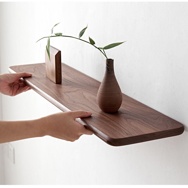 Casaconer | ウォールシェルフ・壁掛け棚・ラック・スパイスラック・ウォールラック・木製・ガード付き・収納棚・キッチン・トイレ壁棚・玄関・壁掛けラック・小物置き・省スペース・アンティーク・飾り棚・取り外し簡単・おしゃれ・飾り棚