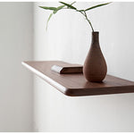 Casaconer | ウォールシェルフ・壁掛け棚・ラック・スパイスラック・ウォールラック・木製・ガード付き・収納棚・キッチン・トイレ壁棚・玄関・壁掛けラック・小物置き・省スペース・アンティーク・飾り棚・取り外し簡単・おしゃれ・飾り棚