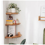 Casaconer | ウォールラック・天然木・木製・おしゃれ・ナチュラル・北欧・シンプル・収納・玄関