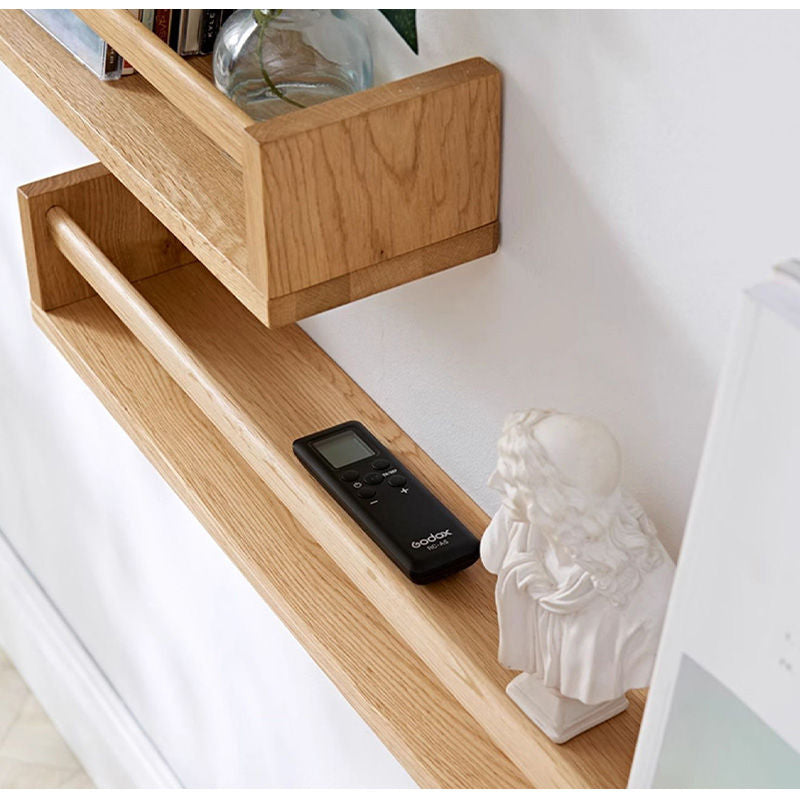 Casaconer | ウォールシェルフ・壁掛け棚・ラック・スパイスラック・ウォールラック・木製・収納棚・キッチン・トイレ壁棚・玄関・壁掛けラック・小物置き・省スペース・アンティーク・飾り棚・取り外し簡単・おしゃれ・飾り棚