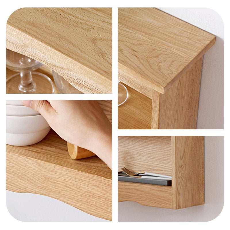 Casaconer | ウォールラック・木製・天然木・ナチュラル・北欧・シンプル・おしゃれ・収納・玄関