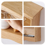 Casaconer | ウォールラック・木製・天然木・ナチュラル・北欧・シンプル・おしゃれ・収納・玄関