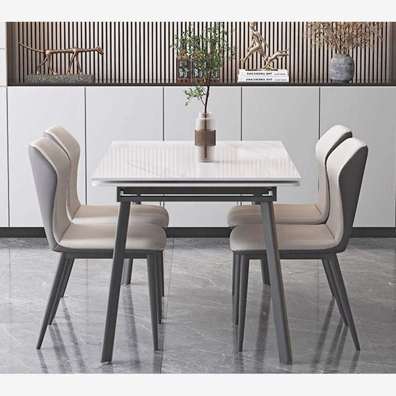 Casaconer | 伸縮ダイニングテーブル・セラミック天板・モダン・幅120・180・6人掛け