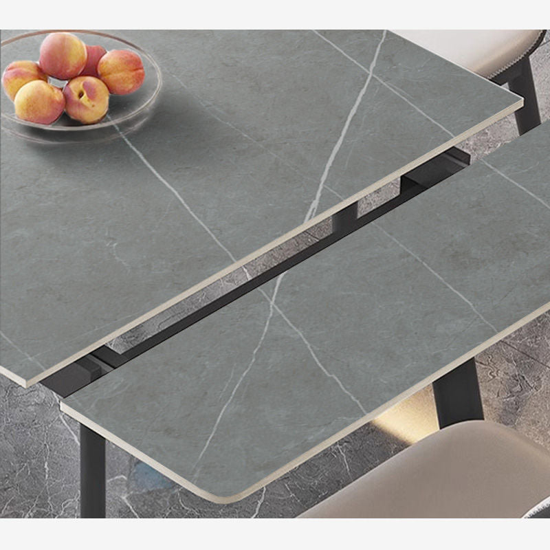 Casaconer | 伸縮ダイニングテーブル・セラミック天板・モダン・幅120・180・6人掛け