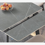 Casaconer | 伸縮ダイニングテーブル・セラミック天板・モダン・幅120・180・6人掛け