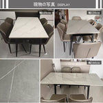 Casaconer | 伸縮ダイニングテーブル・セラミック天板・モダン・幅120・180・6人掛け