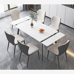 Casaconer | 伸縮ダイニングテーブル・セラミック天板・モダン・幅120・180・6人掛け