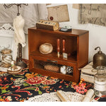 Casaconer | 食器棚・スリム・ロータイプ・幅30cm・ミニ食器棚・アンティーク・キッチン・卓上・おしゃれ・木製