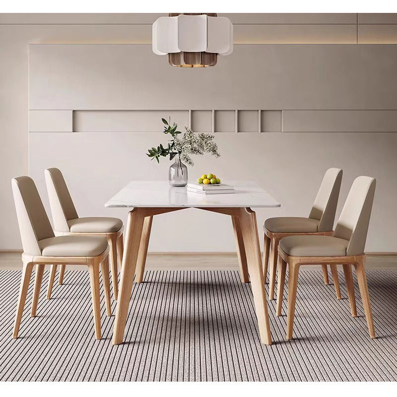 Casaconer | ダイニングチェア・天然木・レザー・木製・北欧・おしゃれ・ナチュラル・韓国風・ダイニング・ダイニングチェアー・4脚セット・2脚セット