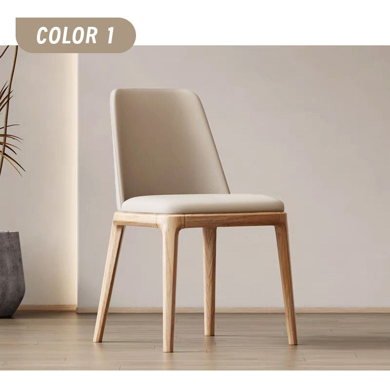 Casaconer | ダイニングチェア・天然木・レザー・木製・北欧・おしゃれ・ナチュラル・韓国風・ダイニング・ダイニングチェアー・4脚セット・2脚セット