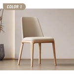 Casaconer | ダイニングチェア・天然木・レザー・木製・北欧・おしゃれ・ナチュラル・韓国風・ダイニング・ダイニングチェアー・4脚セット・2脚セット