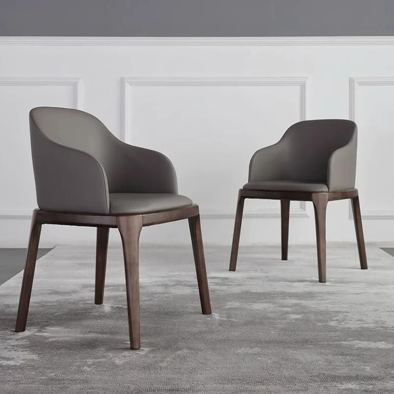 Casaconer | ダイニングチェア・天然木・レザー・木製・北欧・おしゃれ・ナチュラル・韓国風・ダイニング・ダイニングチェアー・4脚セット・2脚セット