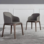 Casaconer | ダイニングチェア・天然木・レザー・木製・北欧・おしゃれ・ナチュラル・韓国風・ダイニング・ダイニングチェアー・4脚セット・2脚セット