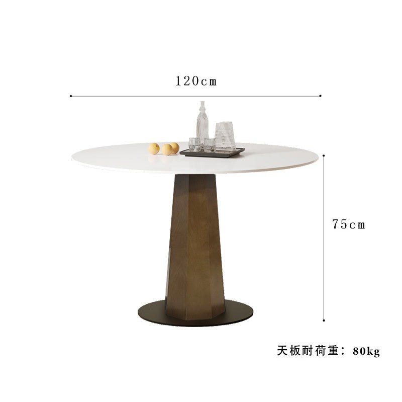 丸テーブル・ダイニングテーブル・2人/4人掛け・食卓・円卓・食事テーブル・セラミック・無垢材・スタイリッシュ