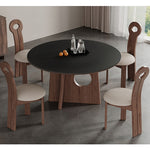 Casaconer | ダイニングテーブル・円形・セラミック・木製・モダン・120・3人掛け