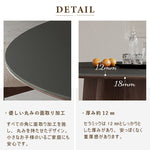 Casaconer | ダイニングテーブル・円形・セラミック・木製・モダン・120・3人掛け