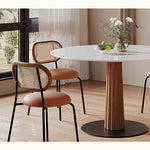 Casaconer | 円形・木製・セラミック天板・モダン・ダイニングテーブル・6人掛け・3人掛け