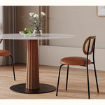 Casaconer | 円形・木製・セラミック天板・モダン・ダイニングテーブル・6人掛け・3人掛け