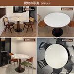 Casaconer | 円形・木製・セラミック天板・モダン・ダイニングテーブル・6人掛け・3人掛け