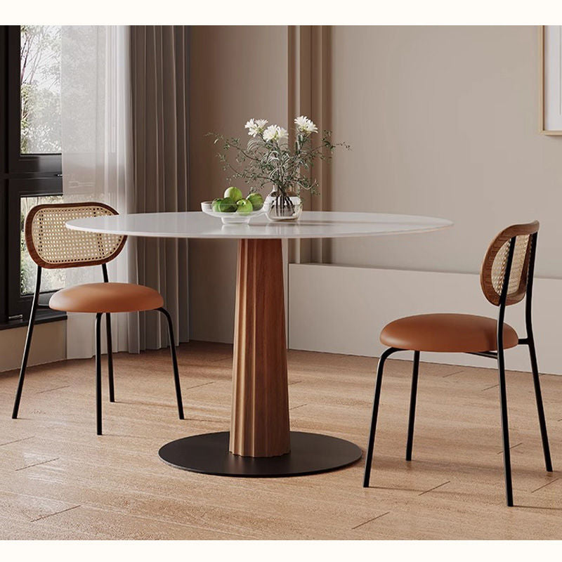 Casaconer | 円形・木製・セラミック天板・モダン・ダイニングテーブル・6人掛け・3人掛け