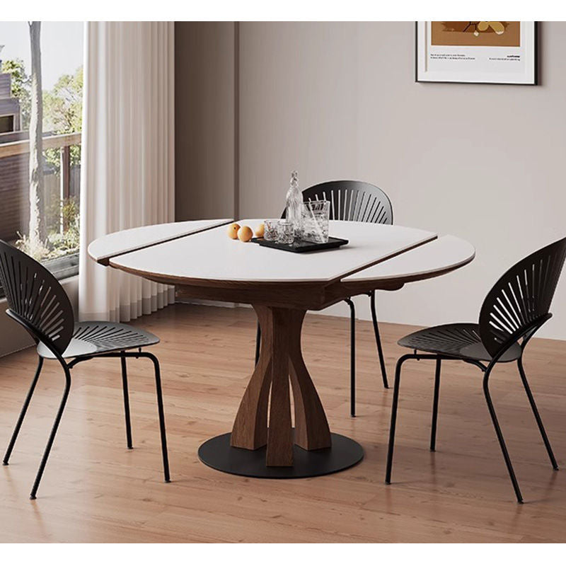 Casaconer | 円形ダイニングテーブル・セラミック・モダン・ダイニングテーブル・幅70・120・6人掛け