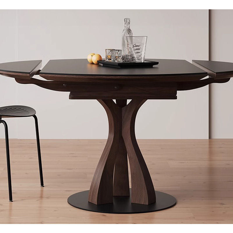 Casaconer | 円形ダイニングテーブル・セラミック・モダン・ダイニングテーブル・幅70・120・6人掛け