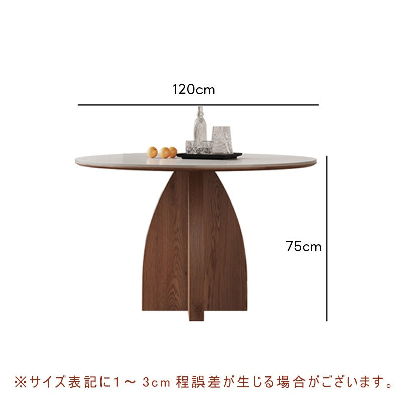 ダイニングテーブル 丸 80cm 100cm セラミックテーブル セラミック天板 円 食事テーブル テーブル リビングテーブル2人用 4人用 テーブル単品 セラミック 耐高温 お手入れ簡単 耐摩耗 おしゃれ ホワイト 北欧 木製