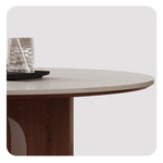 ダイニングテーブル 丸 100cm 120cm セラミックテーブル セラミック天板 円 食事テーブル テーブル リビングテーブル2人用 4人用 テーブル単品 セラミック 耐高温 お手入れ簡単 耐摩耗 おしゃれ ホワイト 北欧 木製