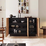 Casaconer | 収納棚・おしゃれ・北欧・キャビネット・木製・扉付き・大容量