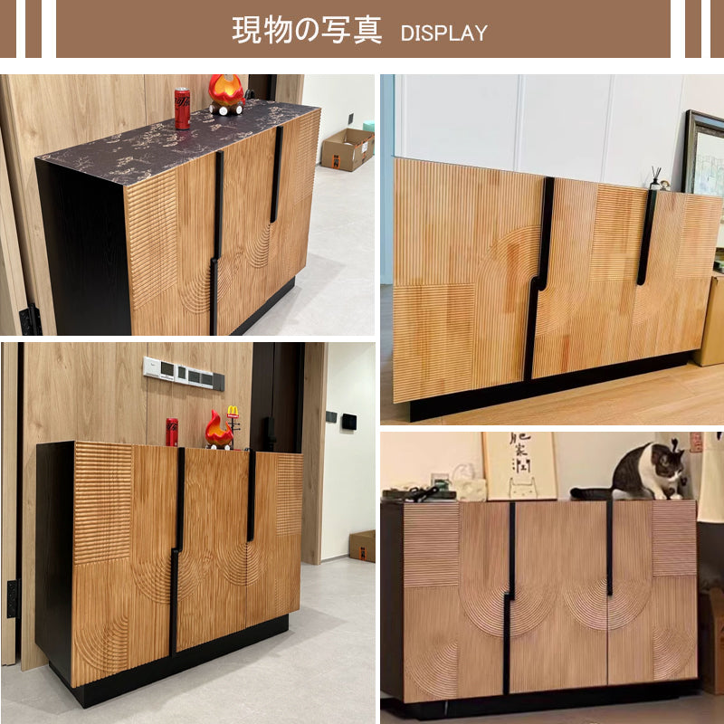 Casaconer | 収納棚・おしゃれ・北欧・キャビネット・木製・扉付き・大容量